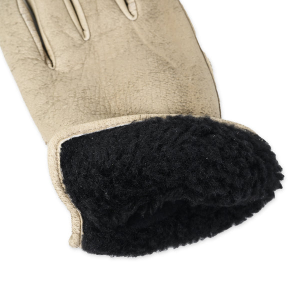 【JAKS GARAGE SPECIAL EDITION】Lamp gloves × Cycle Zombies - Winter glove - Vintage Greige