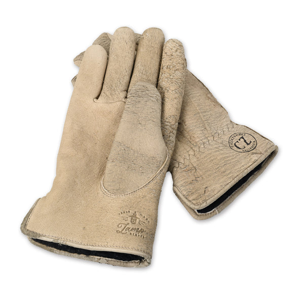 【JAKS GARAGE SPECIAL EDITION】Lamp gloves × Cycle Zombies - Winter glove - Vintage Greige