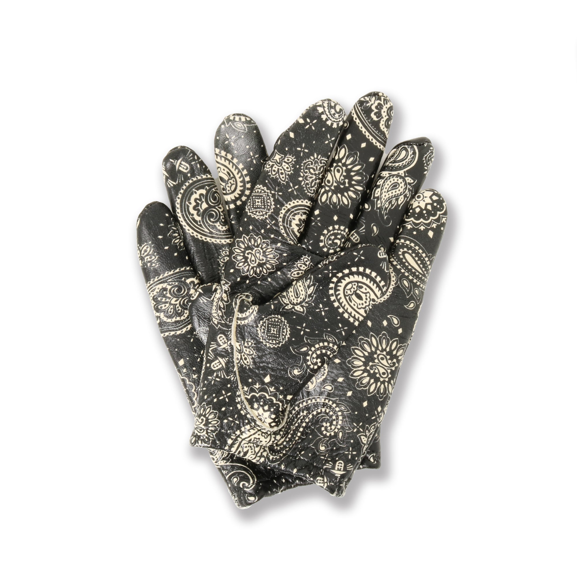 Lamp Gloves SHORTY- PAISLEY BLACK Lサイズ Lamp gloves -Utility glove Shorty - Paisley Black – JAKS GARAGE