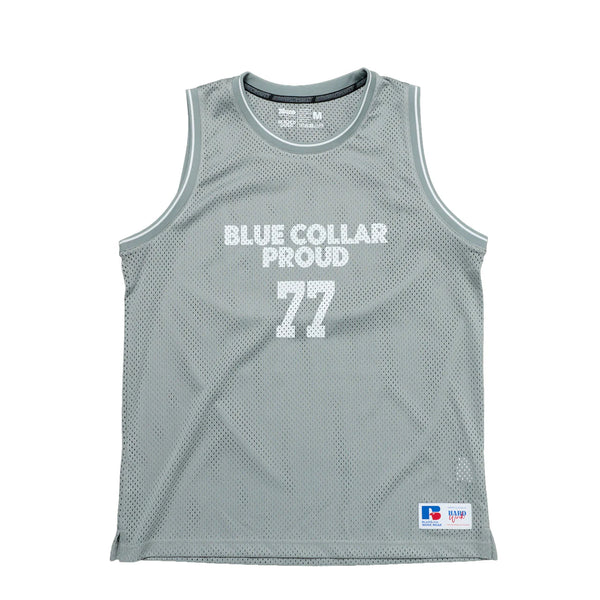 BEACHED DAYS × BLUCO - MESH TANKTOP - GRAY