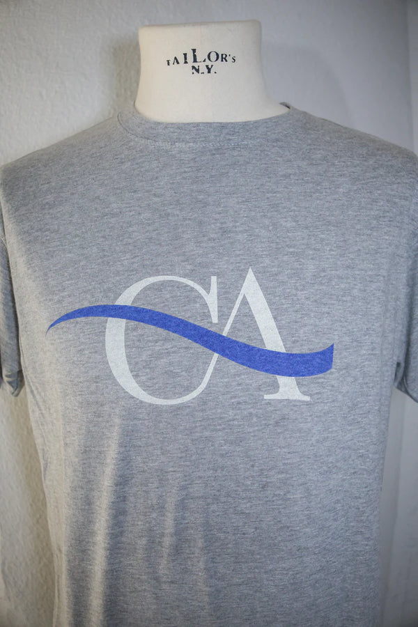melple - PASADENA SHORT SLEEVE CA - HEATHER GRAY