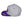 melple - TRUCKER CAP - FAIRFAX - GRAY × PURPLE