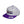 melple - TRUCKER CAP - FAIRFAX - GRAY × PURPLE