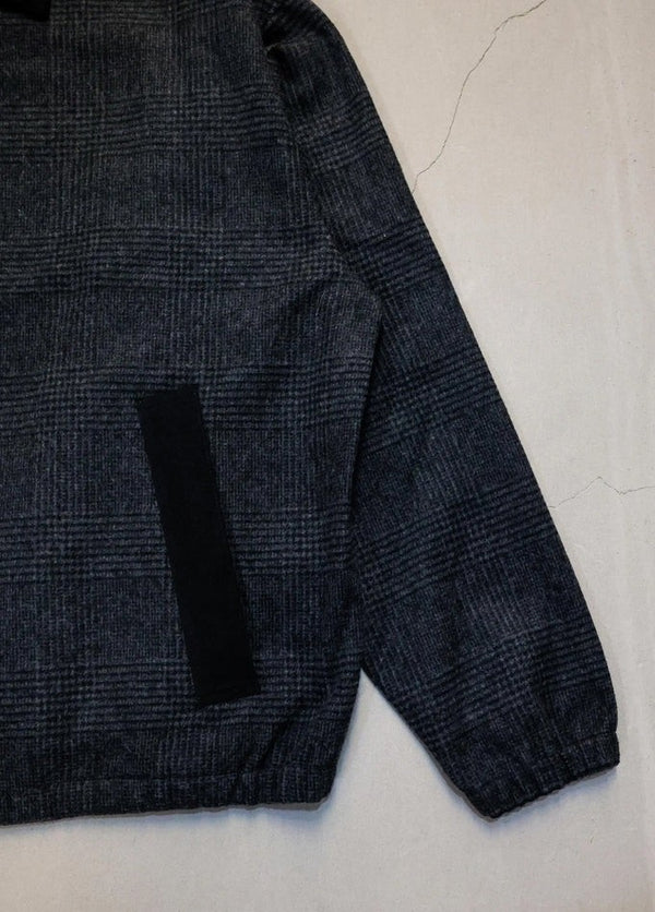 melple - GLENCHECK DRIZZLER JACKET - CHARCOAL