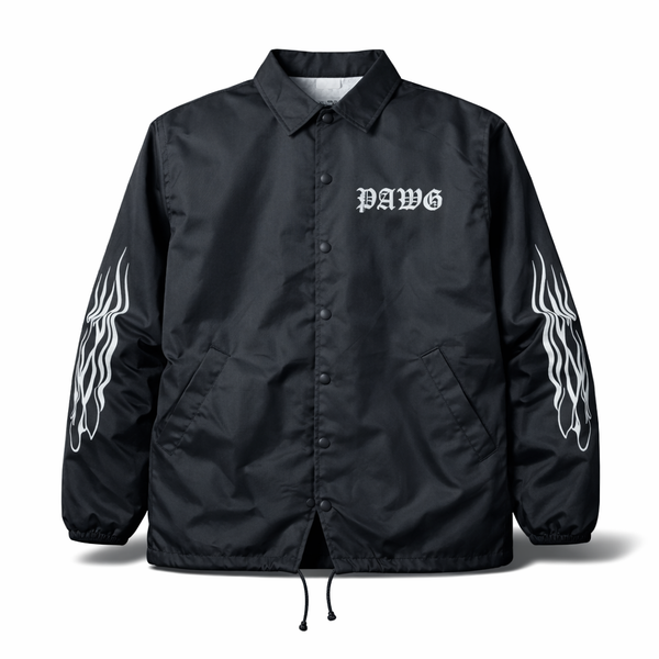 PAWG × Eary&Co -  COLLABORATION NYLON COACH JACKET - BLACK