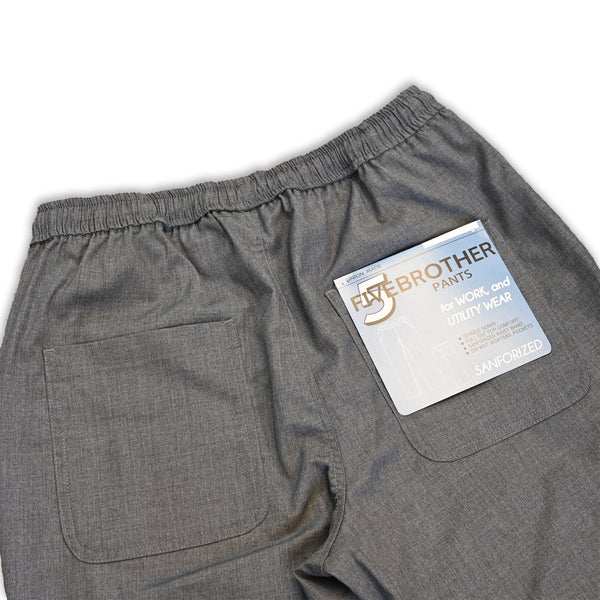 FIVE BROTHER - T/R  EASY PANTS - GREY