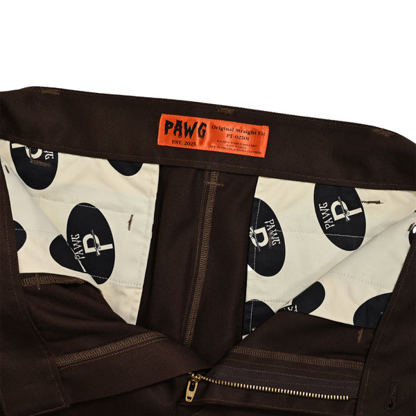 PAWG - ORIGINAL T/C WORK PANTS - BROWN