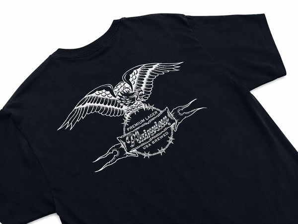 PLAINVIEW BEER - PLAINVIEW BEER PERCH T-SHIRT - BLACK
