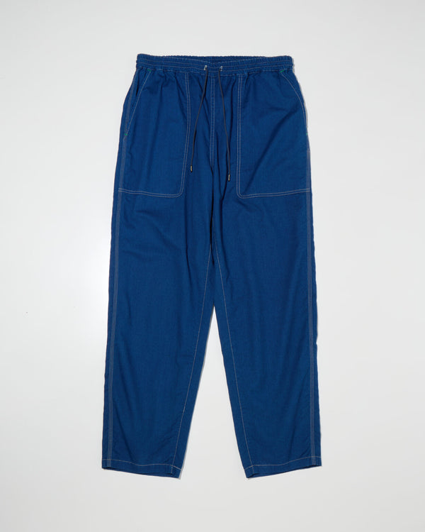 RADIALL - SUN OF VAN -WIDE FIT EASY PANTS -  INDIGO