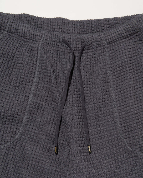 RADIALL - BIG WAFFLE -  STRAIGHT FIT EASY PANTS - STEEL GRAY