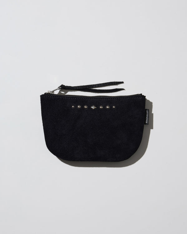 RADIALL - DUSTY - MULTI WALLET / SUEDE -  BLACK