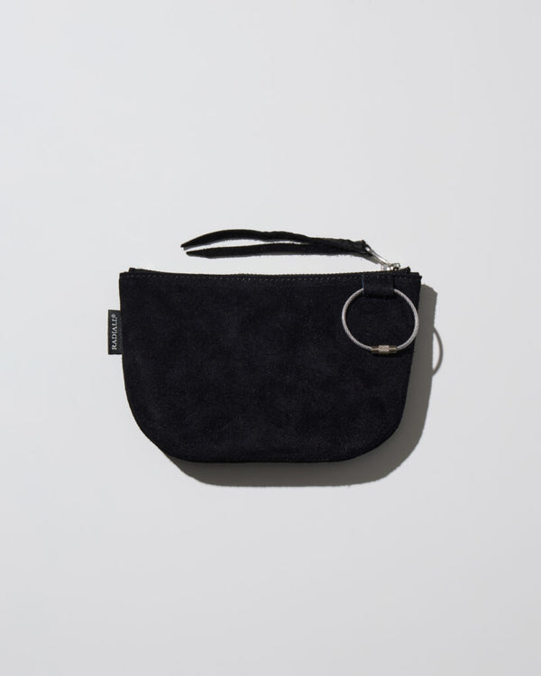 RADIALL - DUSTY - MULTI WALLET / SUEDE -  BLACK