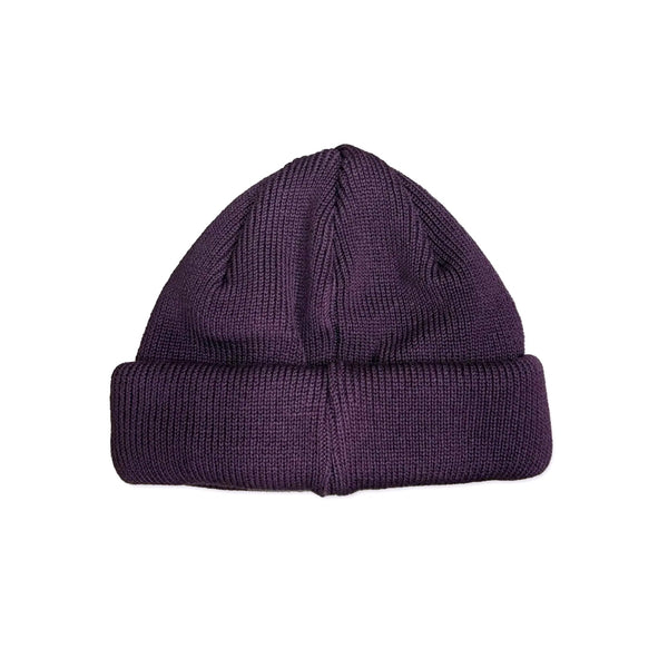 RACAL - ROLL KNIT CAP - PURPLE