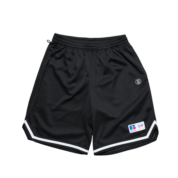 BEACHED DAYS × BLUCO - MESH SHORTS - BLACK