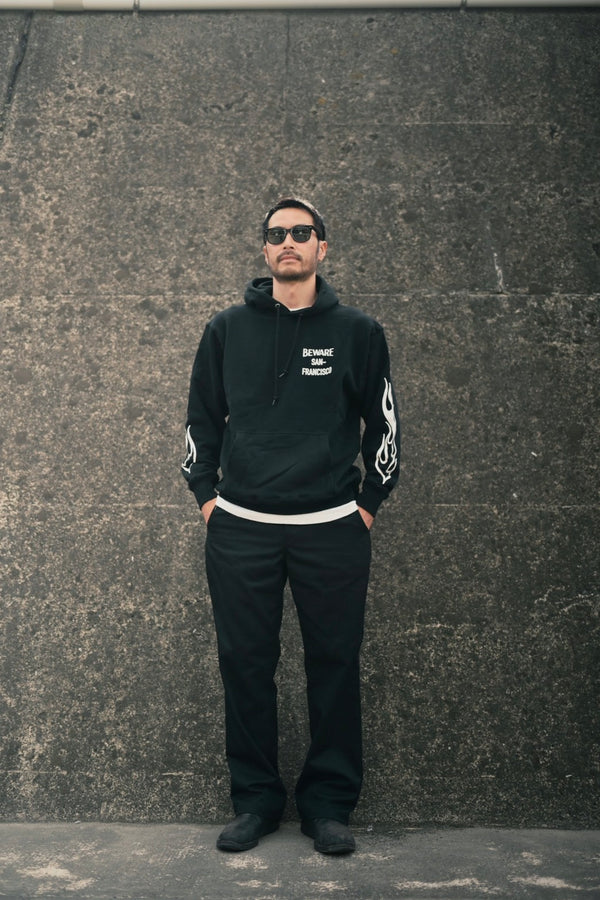 PAWG×BEWARE CHOPPER - EAGLE CREW PARKA - BLACK