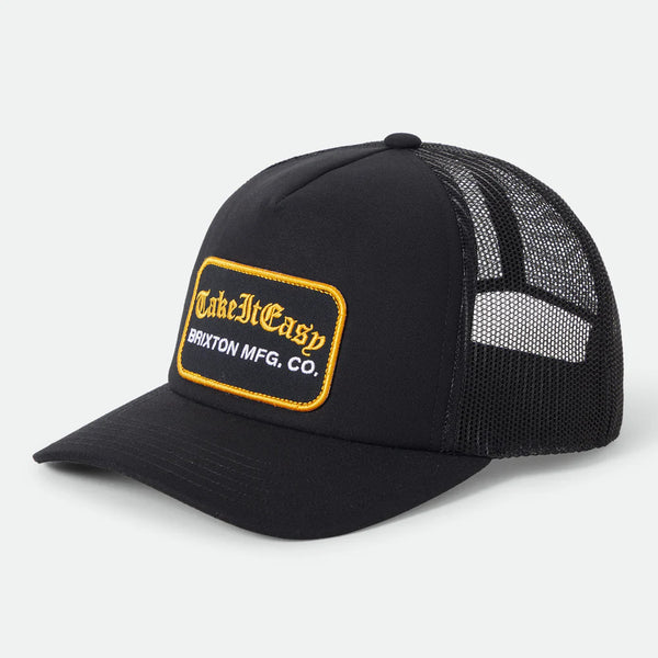 BRIXTON - TAKE IT EASY C NP TRUCKER TRUCKER  - WASHED BLACK