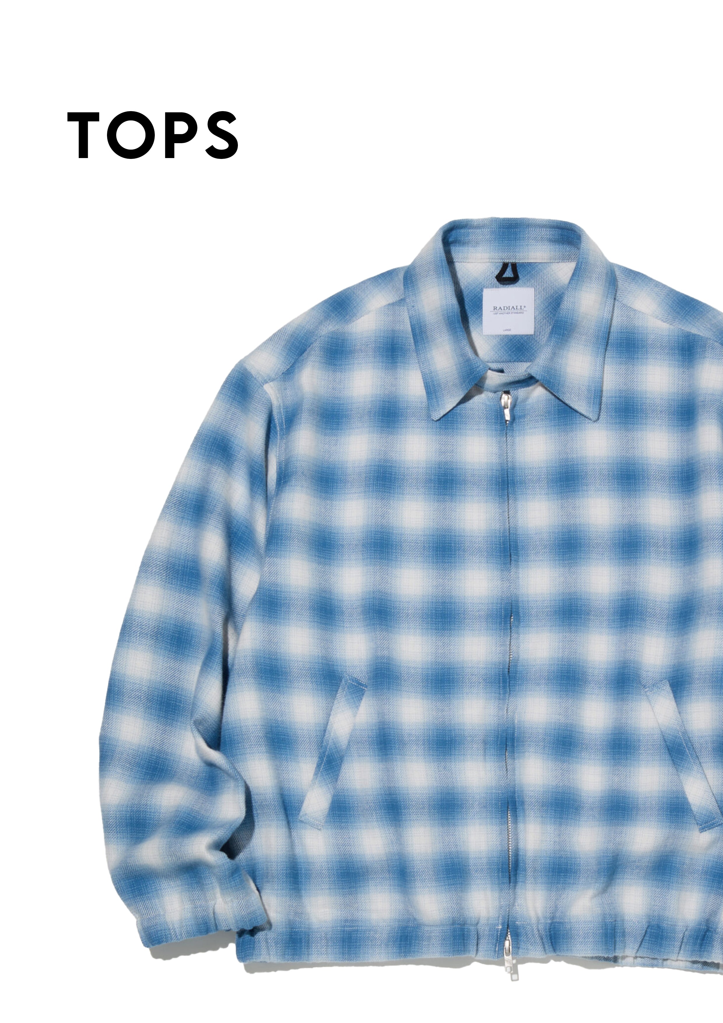 WAX - OMBRE CHECK SHIRTS - BLUE – JAKS GARAGE
