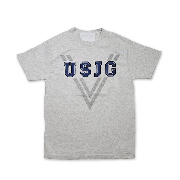 BLACK JAKS x MADE IN STANDARD - USJG TEE - ASH GRAY