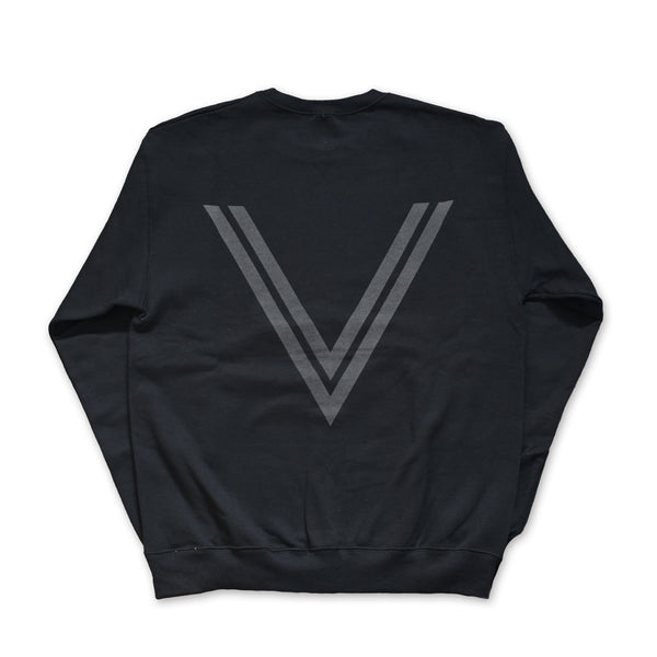 BLACKJAKS - USJG CREW SWEAT - BLACK