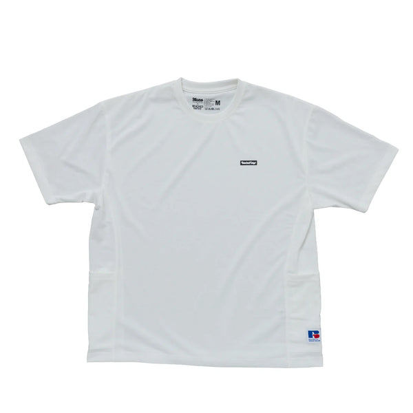 BEACHED DAYS × BLUCO - FUNCTIONAL SIDE POCKET TEE - WHITE