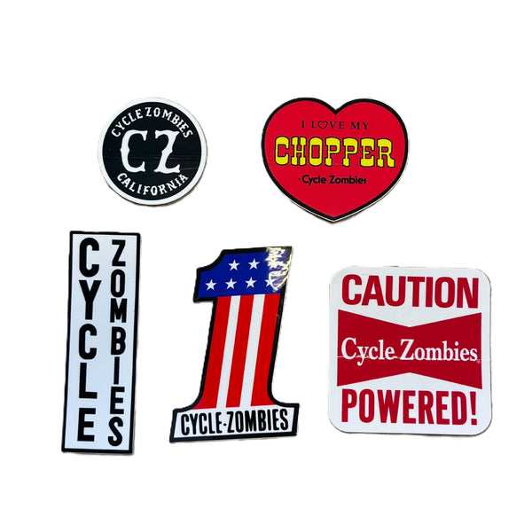 CYCLE ZOMBIES - CZ STICKER PACK - B