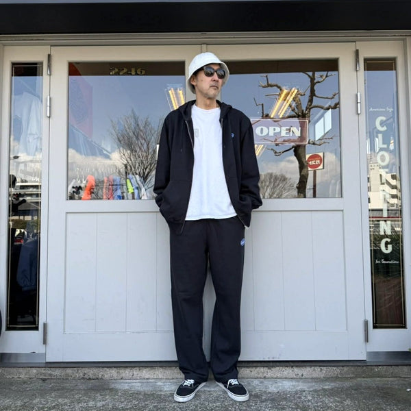 CHALLENGER -BRIGADE ZIP HOODIE - BLACK