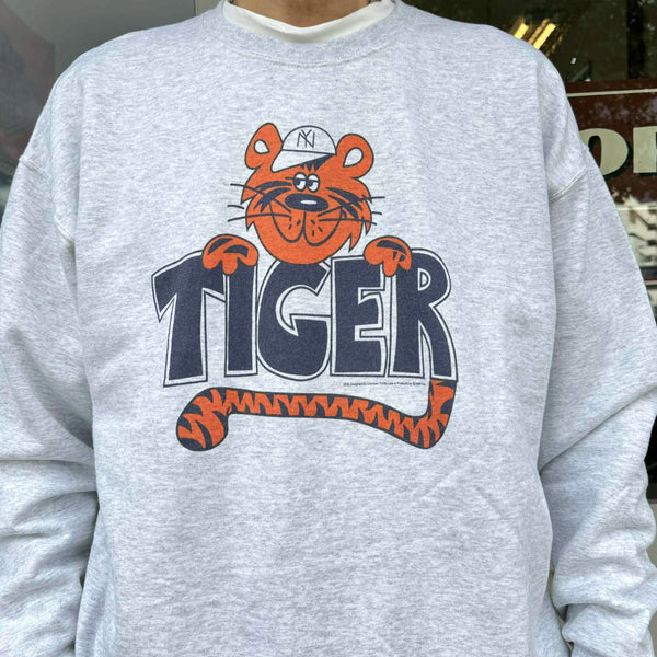 JERZEES -TIGER CREW SWEAT - ASH GREY