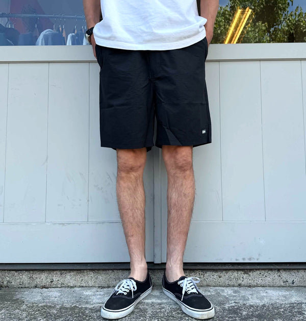 CHALLENGER - NYLON BASIC SHORTS - BLACK