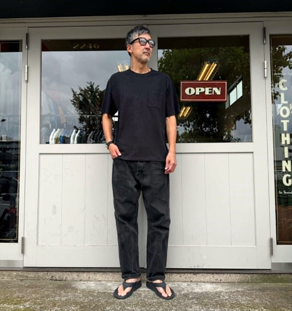 BLUCO - PIGMENT POCKET T-SHIRTS - BLACK