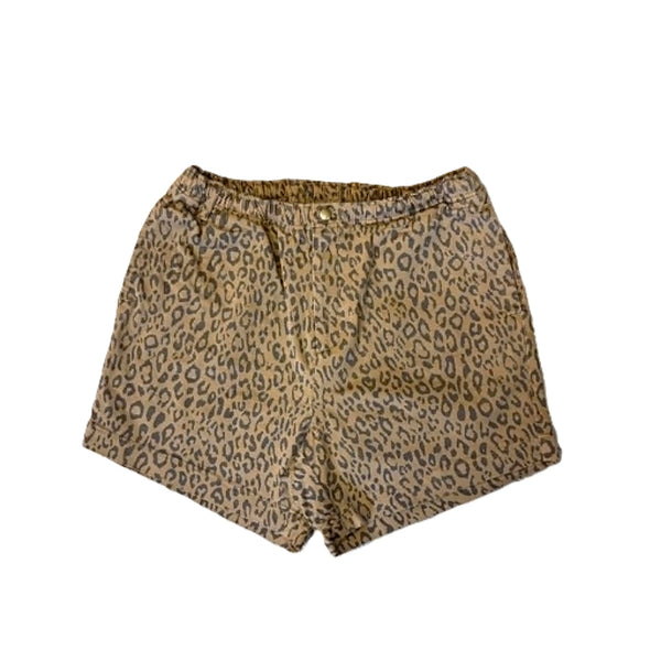 WAX - LEOPARD SHORTS - BROWN
