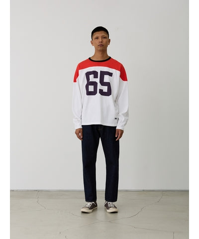 ILL ONE EIGHTY -1965" FOOTBALL TEE - RED