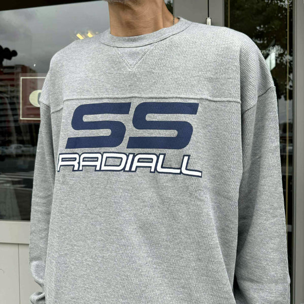 RADIALL - COUPE - FOOTBALL SHIRT L/S  - GRAY