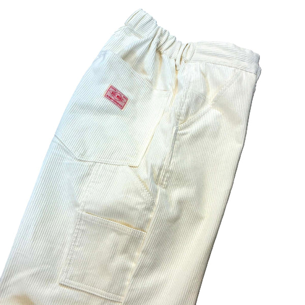 BIGMIKE - CORDUROY PAINTER EASY PANTS - OFF WHITE