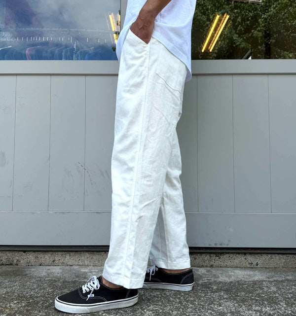 CHALLENGER - DENIM BAGGY PANTS - OFF WHITE