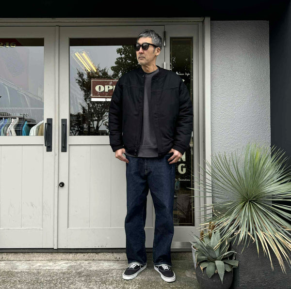 TOWNCRAFT -  BLACK DERBY STYLED JACKET - BLACK