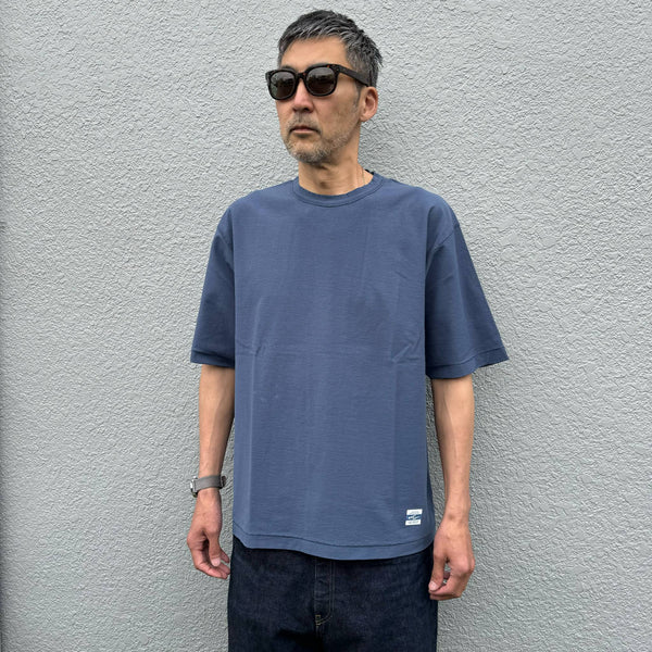 ARMY TWILL - BACK JERSEY HALF SLEEVE TEE - NAVY