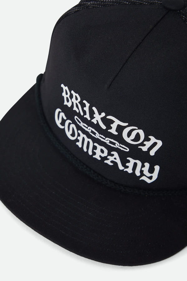 BRIXTON - CHAINS NP MP TRUCKER HAT - BLACK