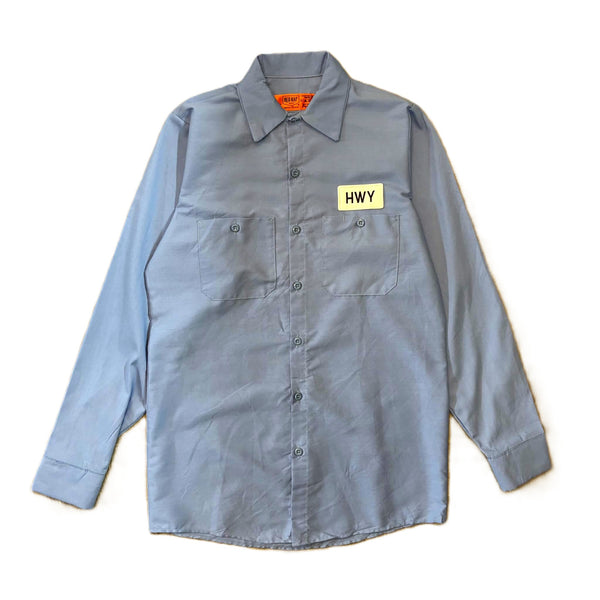 HWY - HWY CUSTOMIZED RED KAP L/S SHIRT