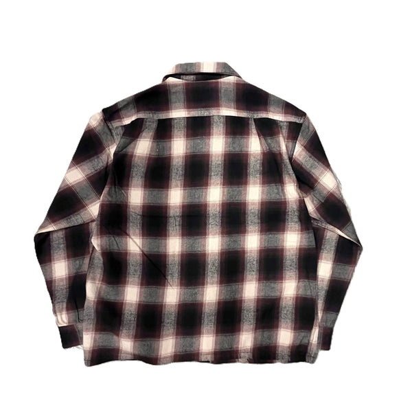 FIVE BROTHER -  CHECK ONE-OP SHIRT - BROWN