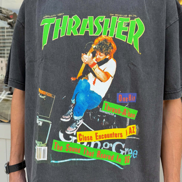 THRASHER - FEBRUARY 1987 - BLACK