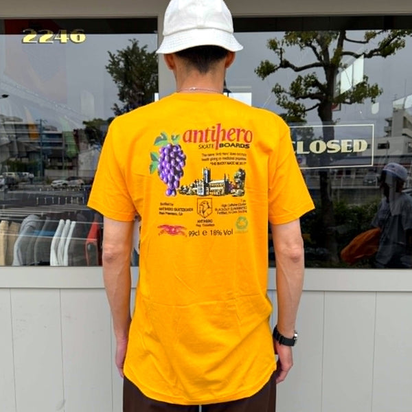 ANTIHERO -  THE BUCKY SS T-SHIRT - GOLD