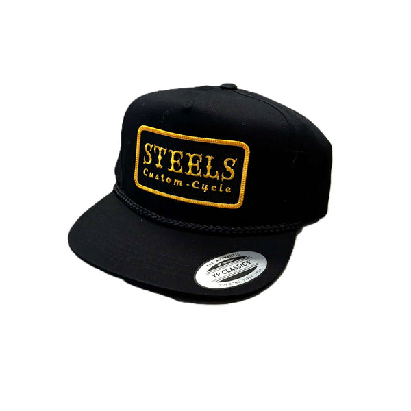 STEELS -   SOLO PATCH CAP - BLACK