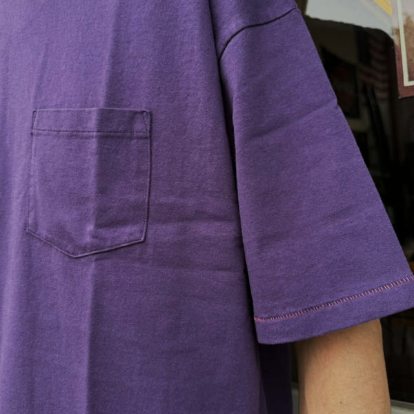 ILL ONE EIGHTY - PLAIN POCKET TEE - PURPLE