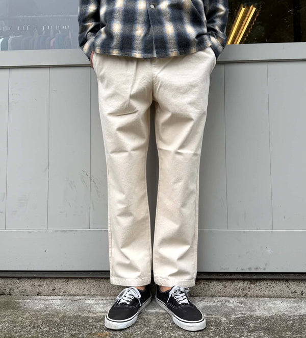 FIVE BROTHER -  DUCK EASY PANTS - WHITE