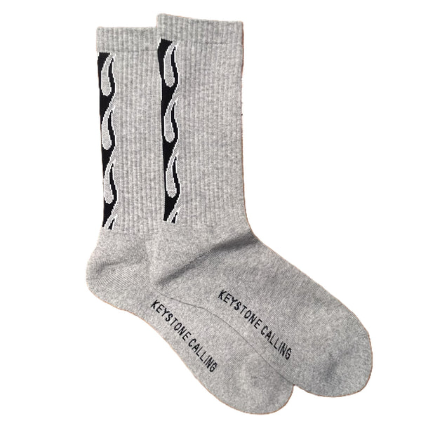 RADIALL - FLAMES - HEATHER GRAY