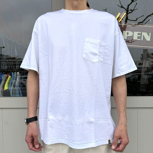 ILL ONE EIGHTY - PLAIN POCKET TEE - WHITE
