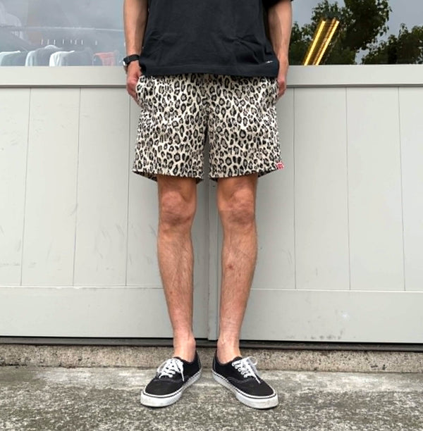 THE HARD MAN - LEOPARD SHORTS - NATURAL
