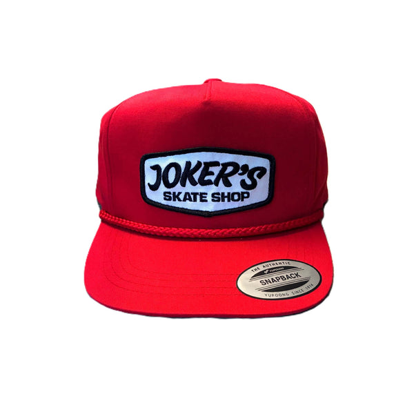 JOKERS'S SKATE SHOP - CLASSIC ROPE CAP - RED