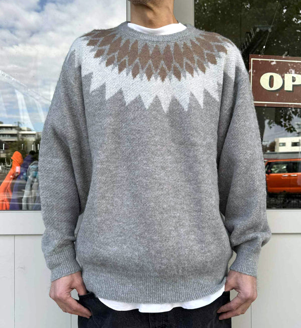 CHALLENGER - NATIVE ARROW C/N SWEATER - IVORY