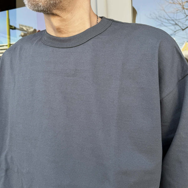 melple - THE AMERICAN RINGLER L/S - CHARCOAL